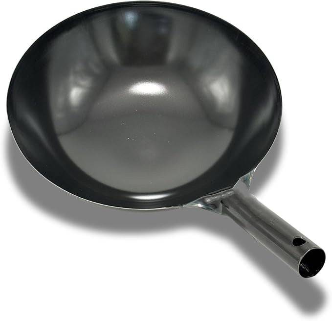 Lightweight and Durable Asian Wok, Made In Japan - 14.2 inch 36cm - Chefcoca