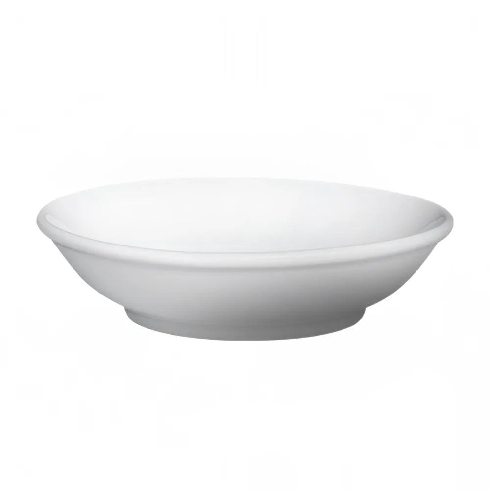 Cameo China 210-31 2 oz Imperial Sauce Dish - Ceramic, White (12pcs) - Chefcoca