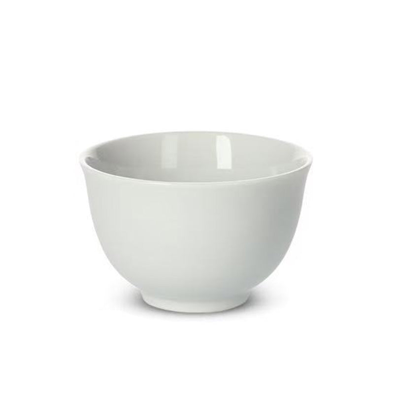 3-3/4" dia. x 2"H, 6 oz Round Soup Bowl (C210-59) - Ceramic, White (12 pcs) - Chefcoca