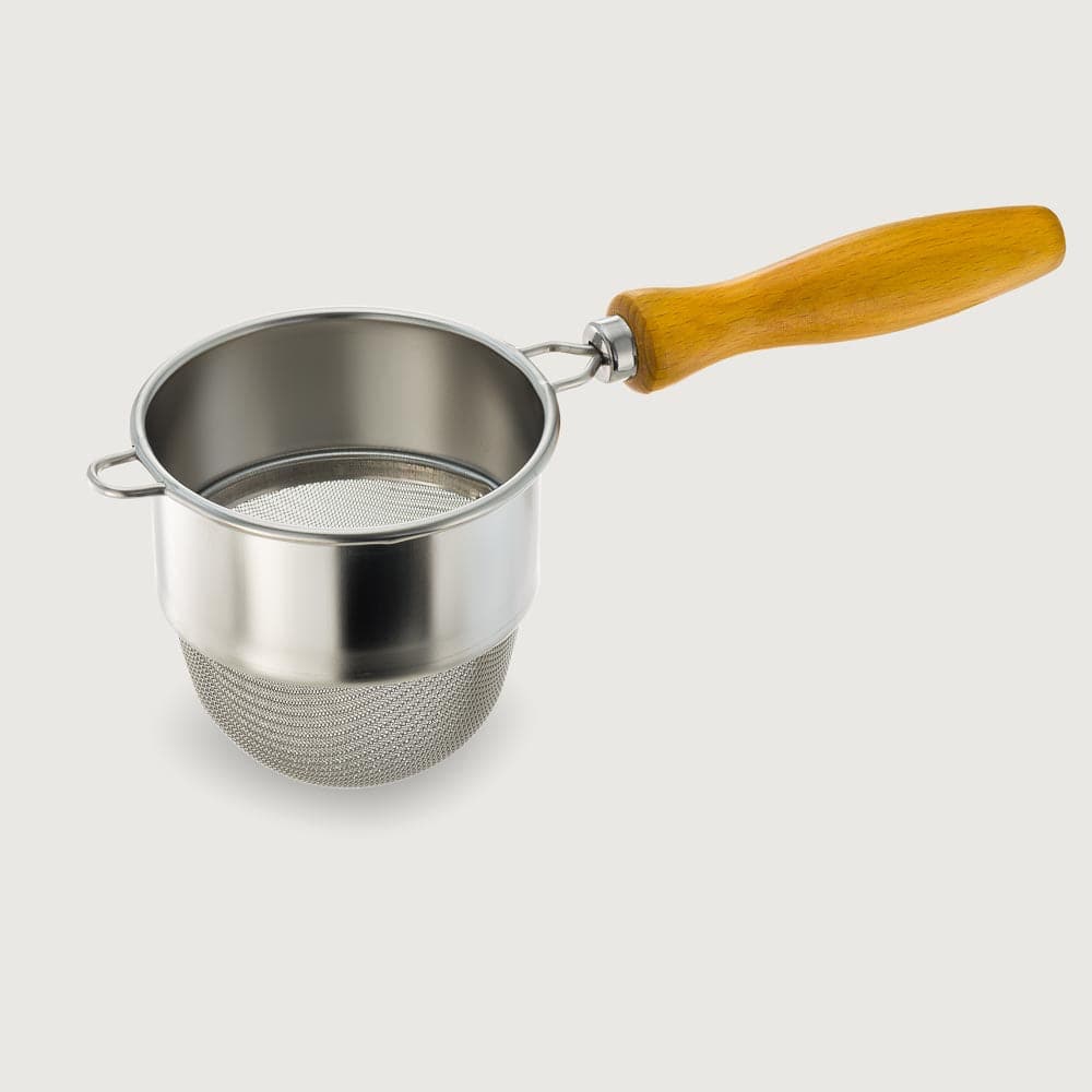 Japanese Strainer With Wooden Handle (Deep) - Chefcoca