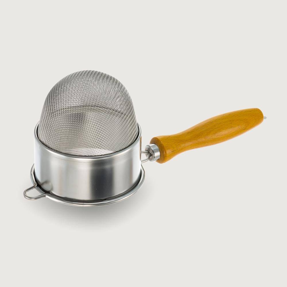 Japanese Strainer With Wooden Handle (Deep) - Chefcoca