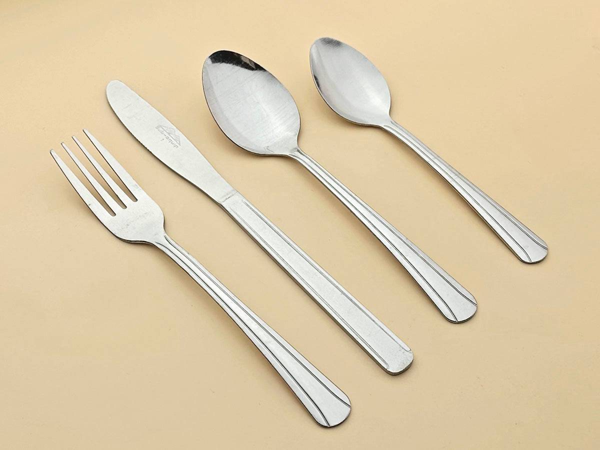 Sub-equip, 017-01, Dominion Teaspoon, 18/0 Medium weight, 12pcs - Chefcoca