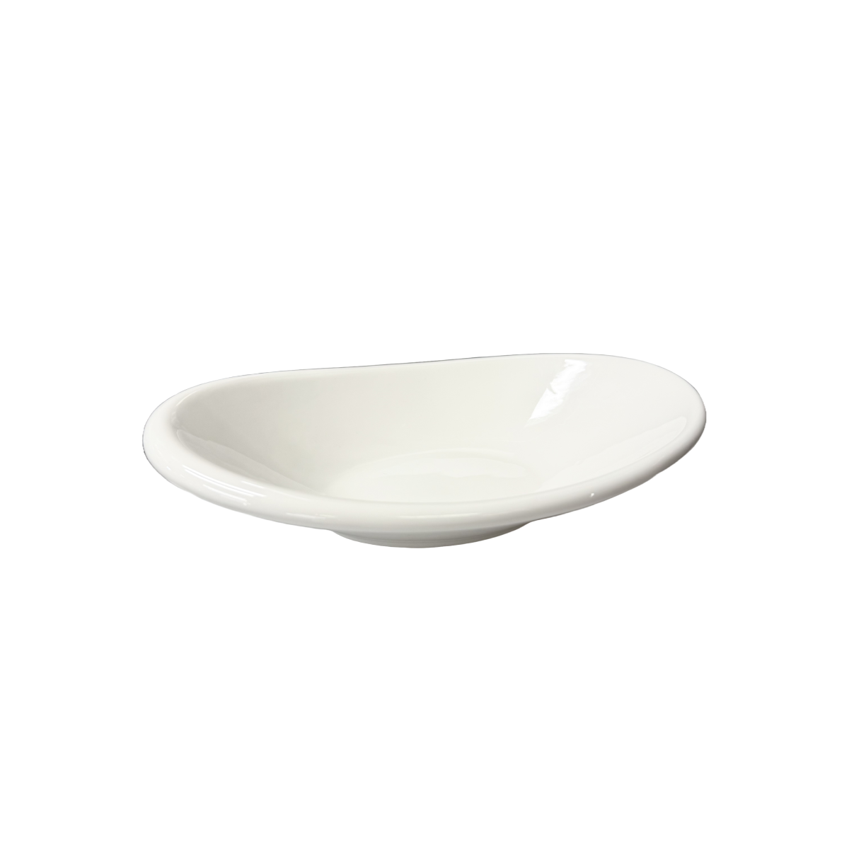 Chefco, 11" Porcelain Egg-Shaped Bowl- Ceramic, Whitel (PT00118) - Chefcoca