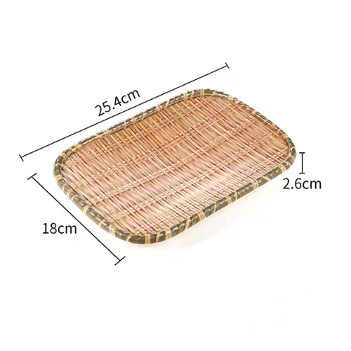 Rectangular Melamine Rattan Style Plate (13711-10G,13711-12G) - Chefcoca