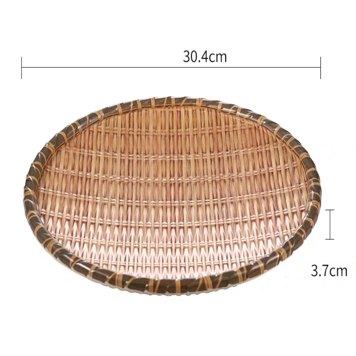 Round Melamine Rattan Style Plate (13809-07G,13809-12G) - Chefcoca