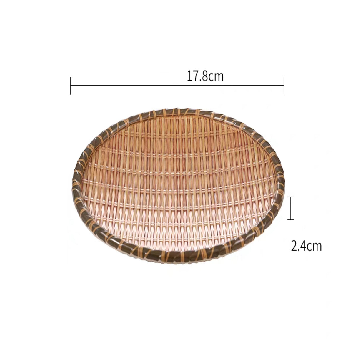 Round Melamine Rattan Style Plate (13809-07G,13809-12G) - Chefcoca