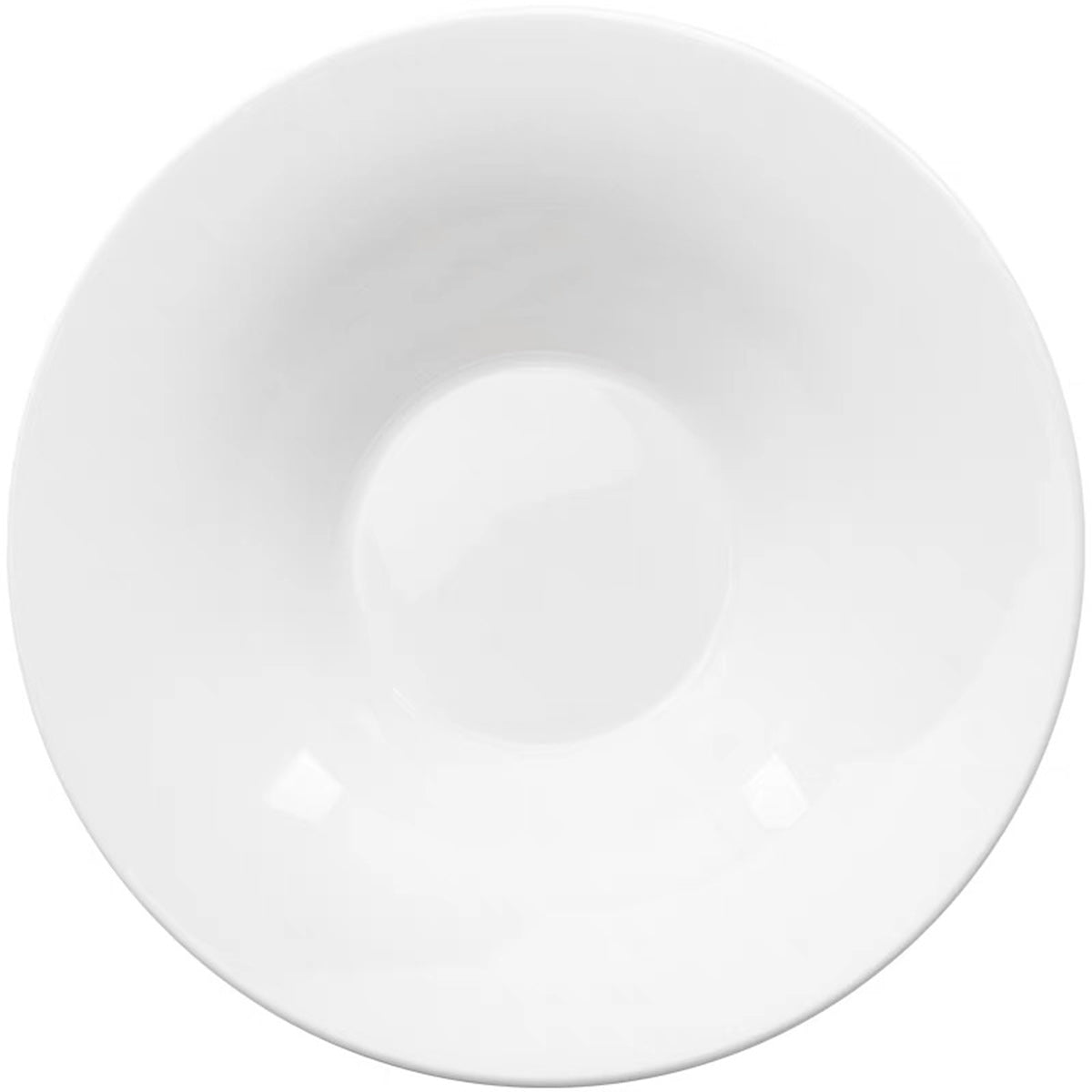9" White Melamine Deep Rimmed Plate (15-5008-9) - Chefcoca