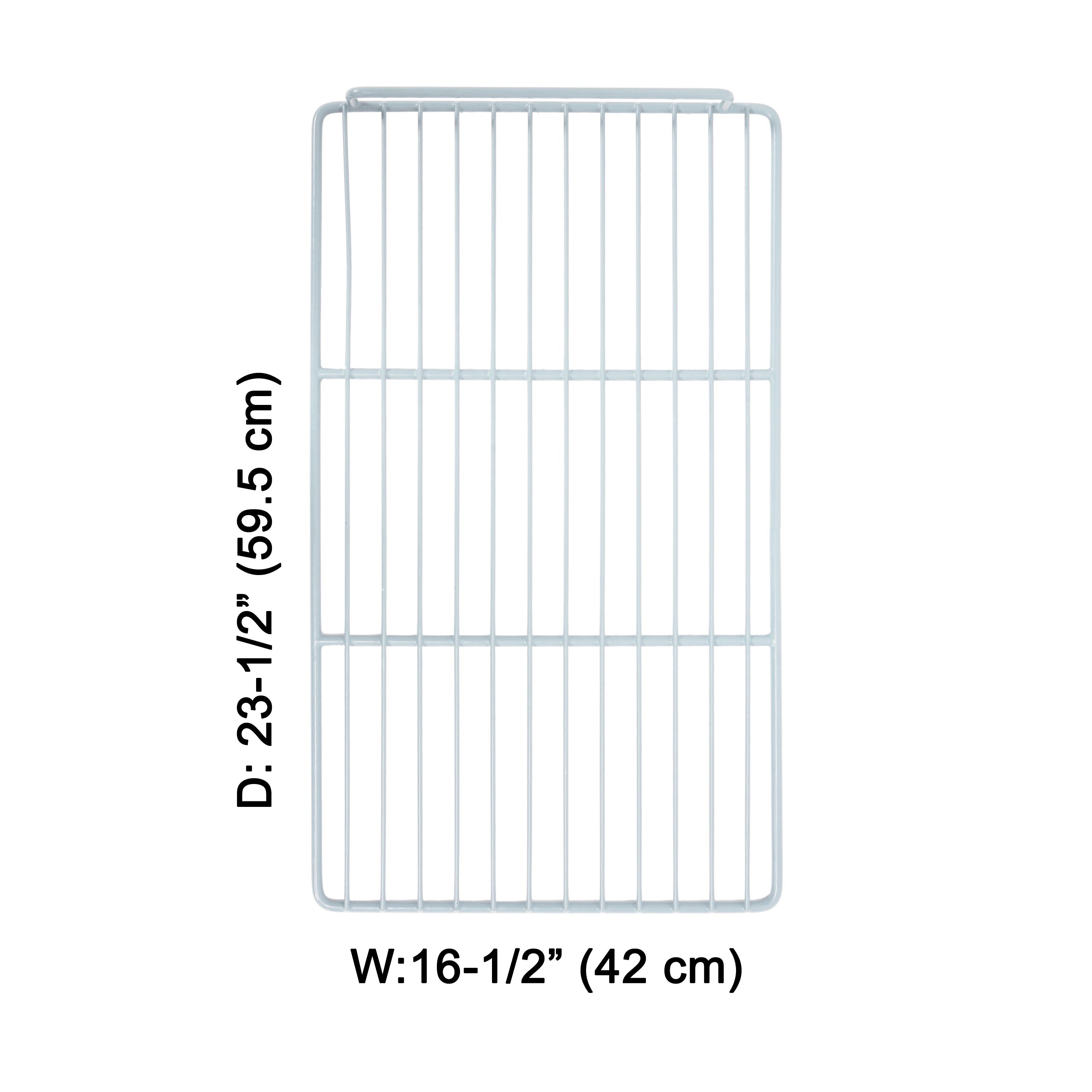 Sub-equip, Commercial refrigeration Wire Shelf, White, 16-5/8" x 23-1/2" - Chefcoca