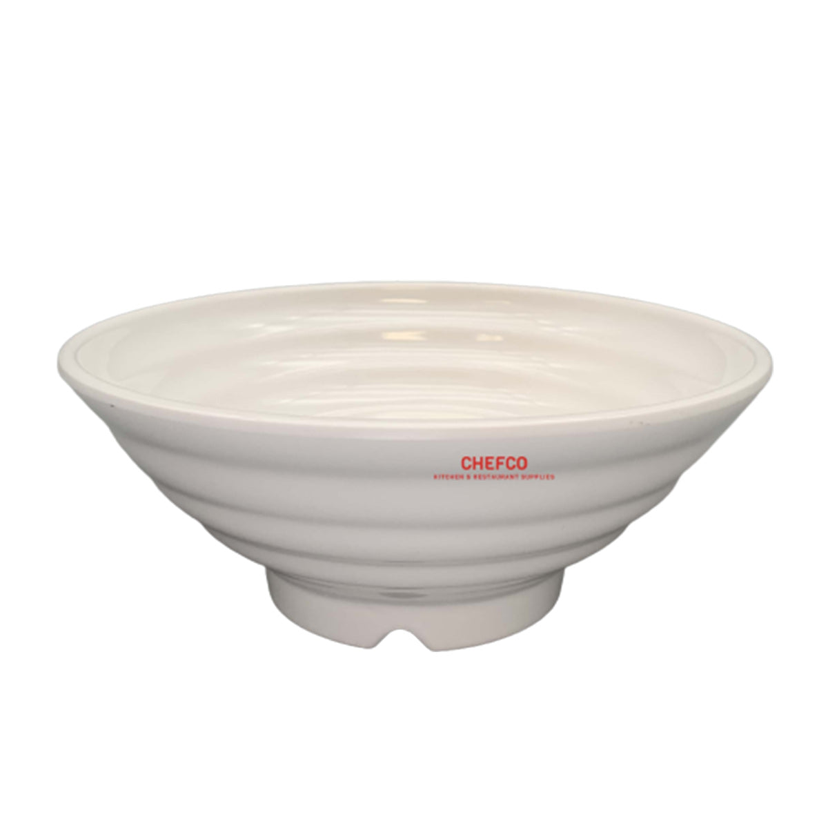White Melamine Waves Bowl (17-J-7.7A) - Chefcoca