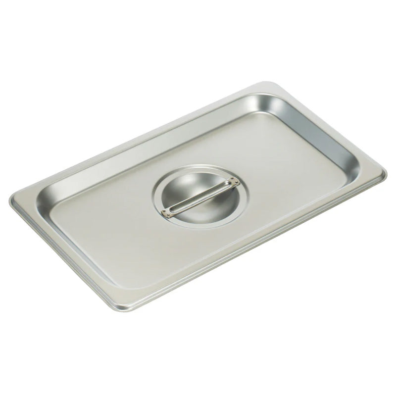 Steam Table Pan Cover, Solid, S/S304, 24 gauge , 1/4 Size - Chefcoca