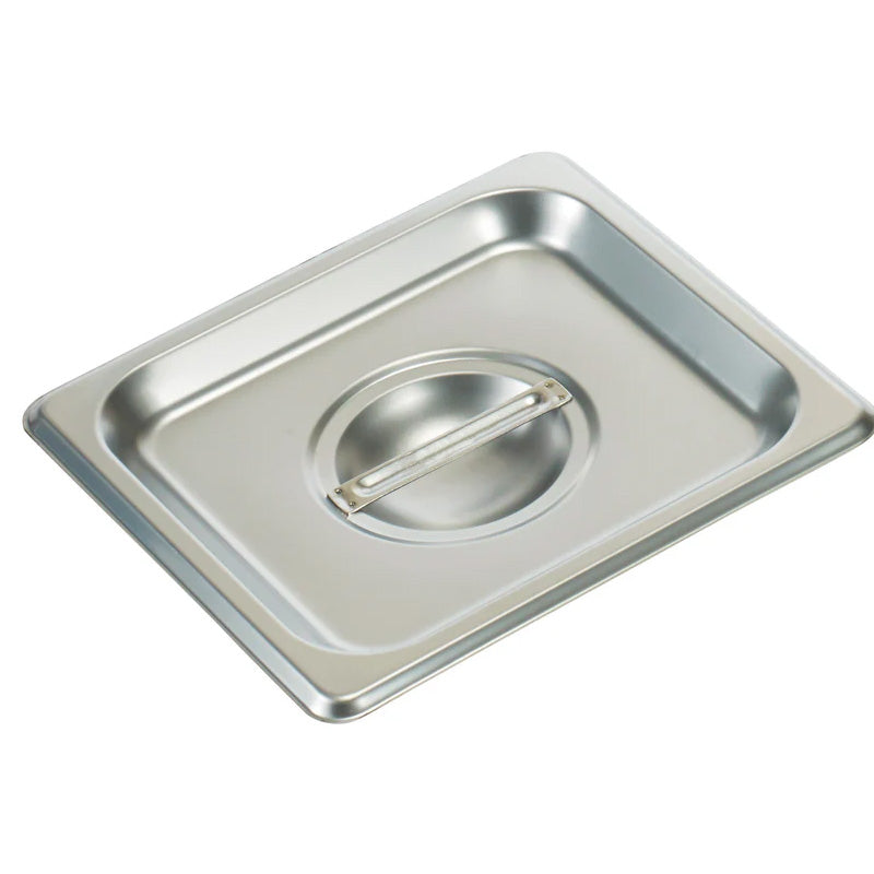 Steam Table Pan Cover, Solid, S/S304, 24 gauge , 1/6 Size - Chefcoca