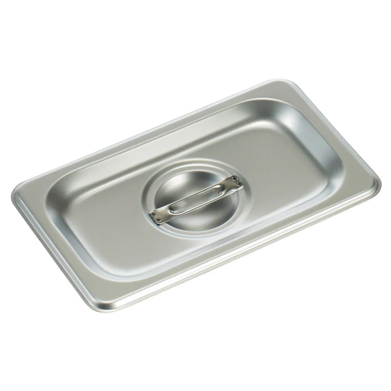 Steam Table Pan Cover, Solid, S/S304, 24 gauge , 1/9 Size - Chefcoca