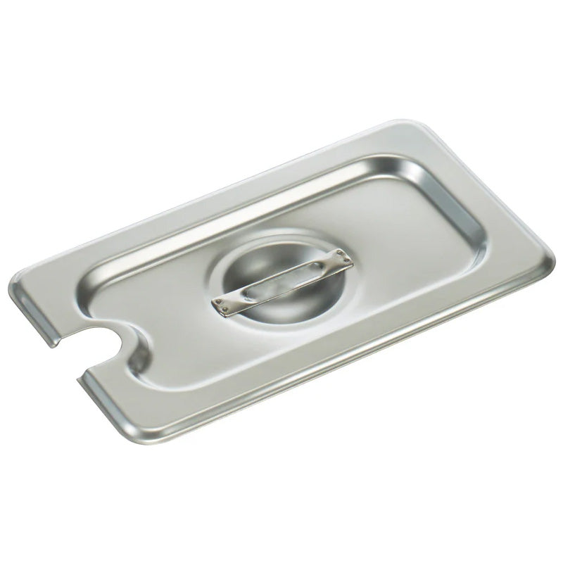 Steam Table Pan Cover, Slotted, S/S304, 24 gauge, 1/9 Size - Chefcoca