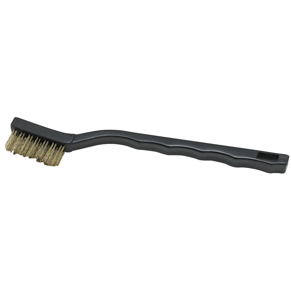 BR-7B - 7" Mini Utility Brush with Brass Bristles - Chefcoca
