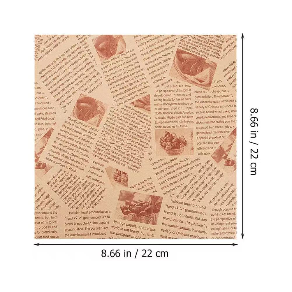 Chefco, STPA-85, Decorative Food Oil Absorbing Paper (8.5"x 8.5") - Chefcoca