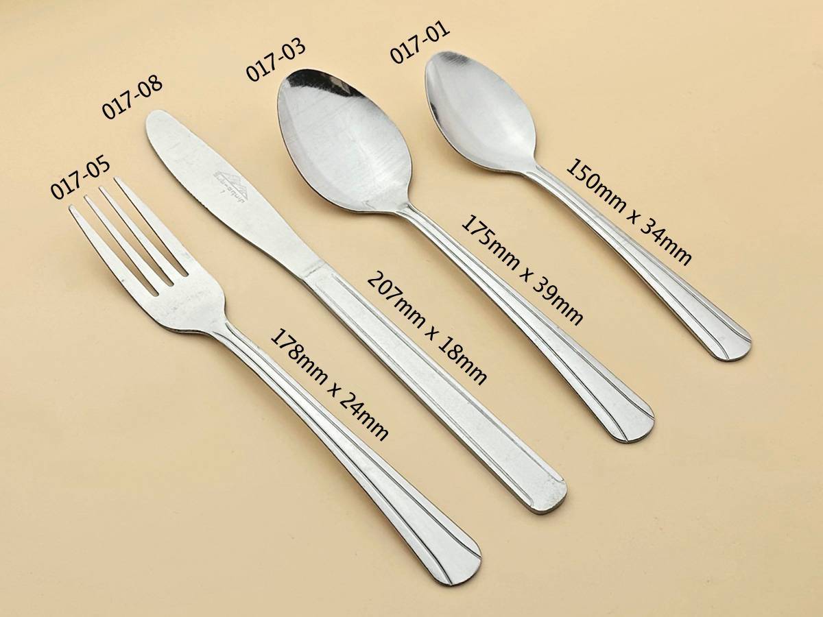 Sub-equip, 017-01, Dominion Teaspoon, 18/0 Medium weight, 12pcs - Chefcoca