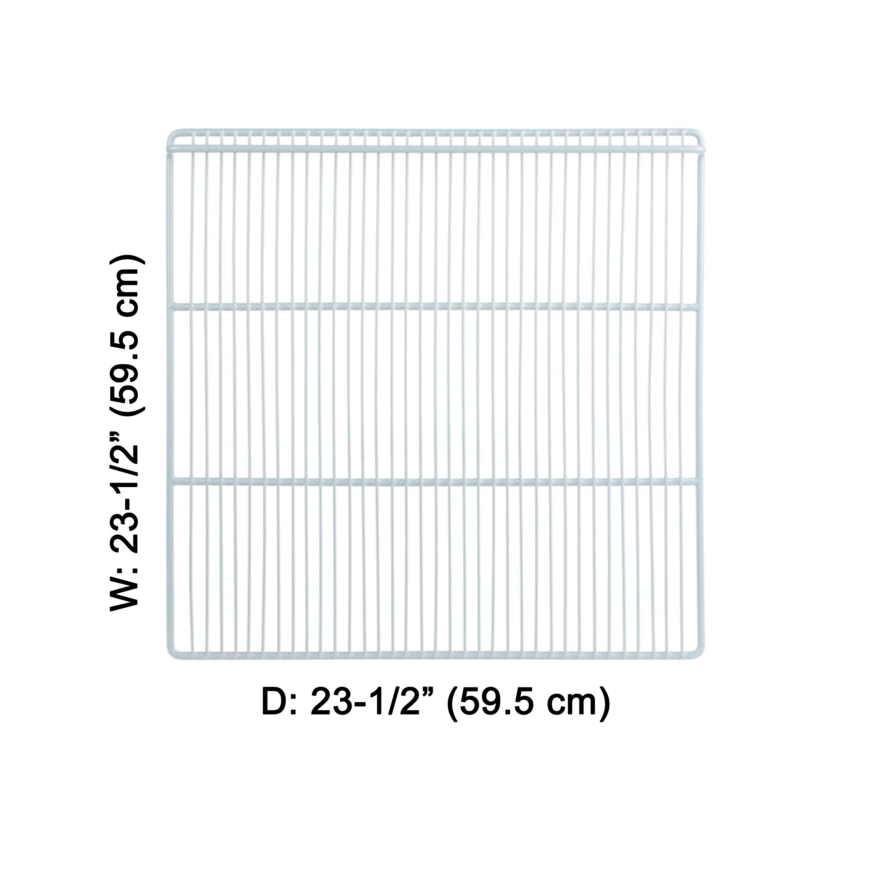 Sub-equip, Commercial refrigeration Wire Shelf, White, 23-1/2" x 23-1/2" - Chefcoca