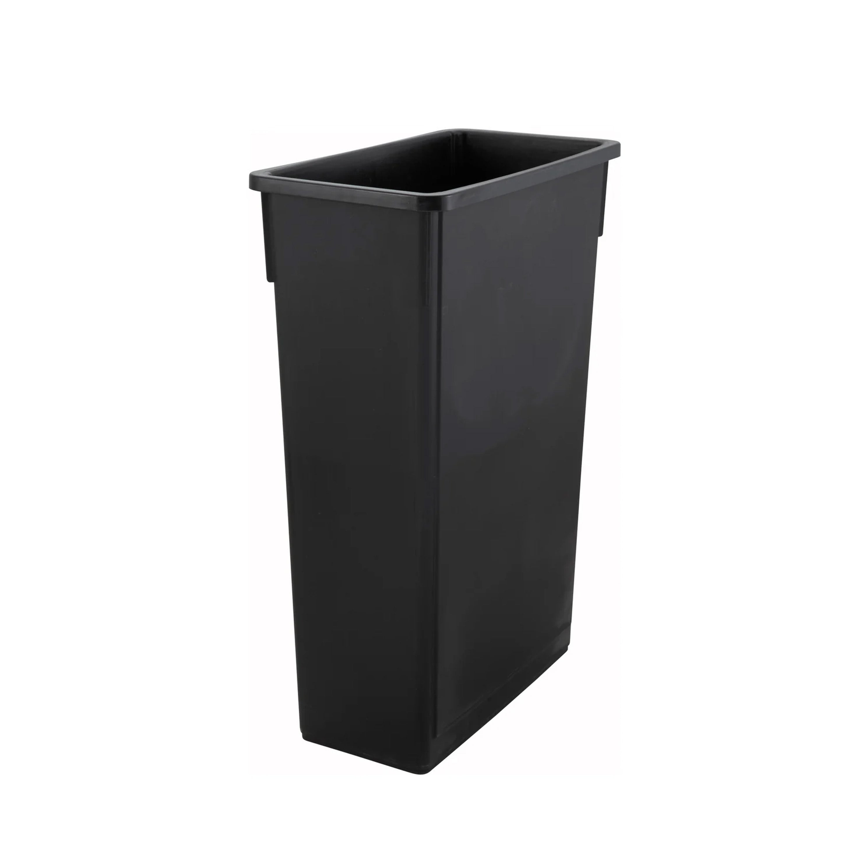 23 Gallon Slender Trash Cans - Black (STC-23K) - Chefcoca