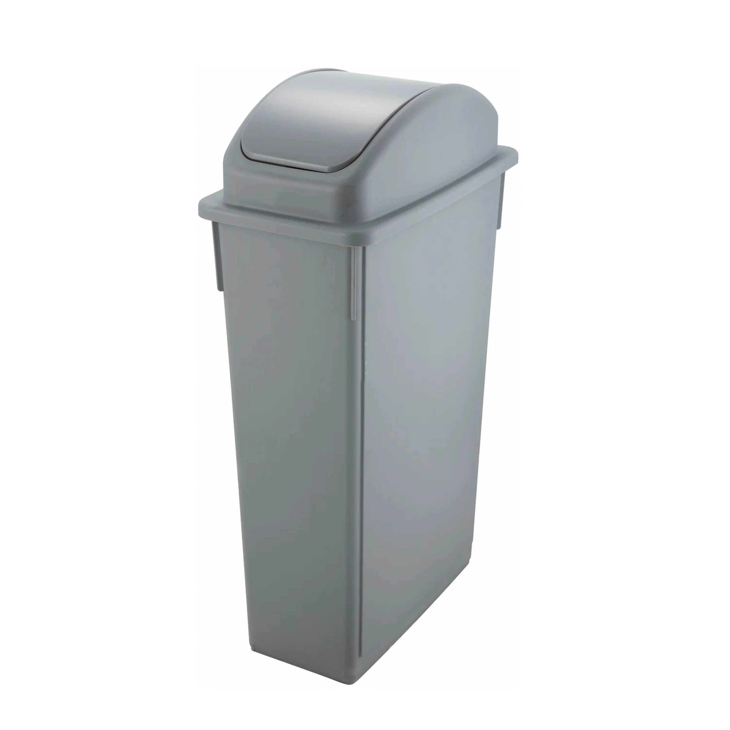 23 Gallon Slender Trash Cans - Gray (STC-23G) - Chefcoca