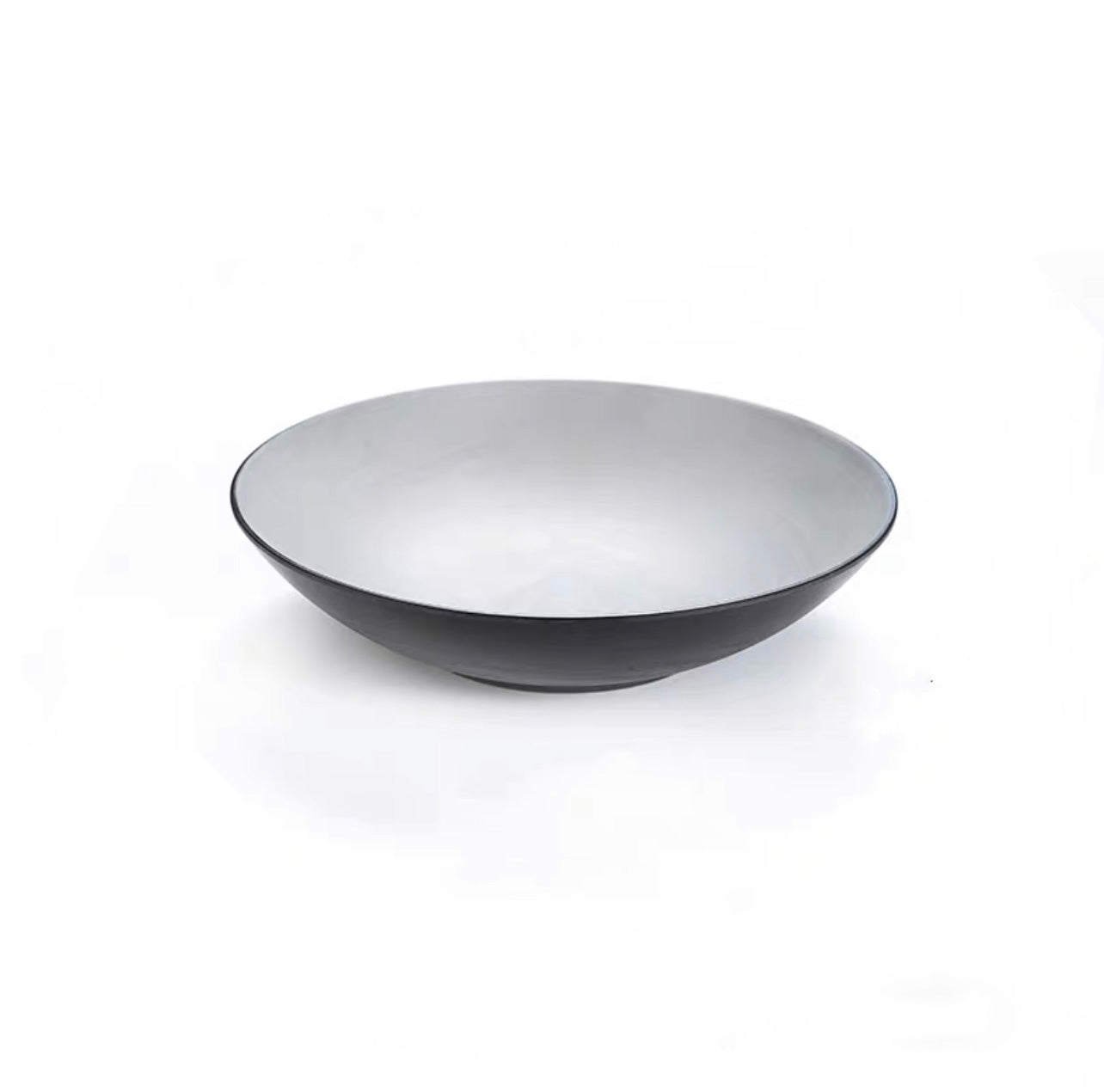 9.5”Two Toned Grey Melamine Pasta Bowl (25-050) - Chefcoca