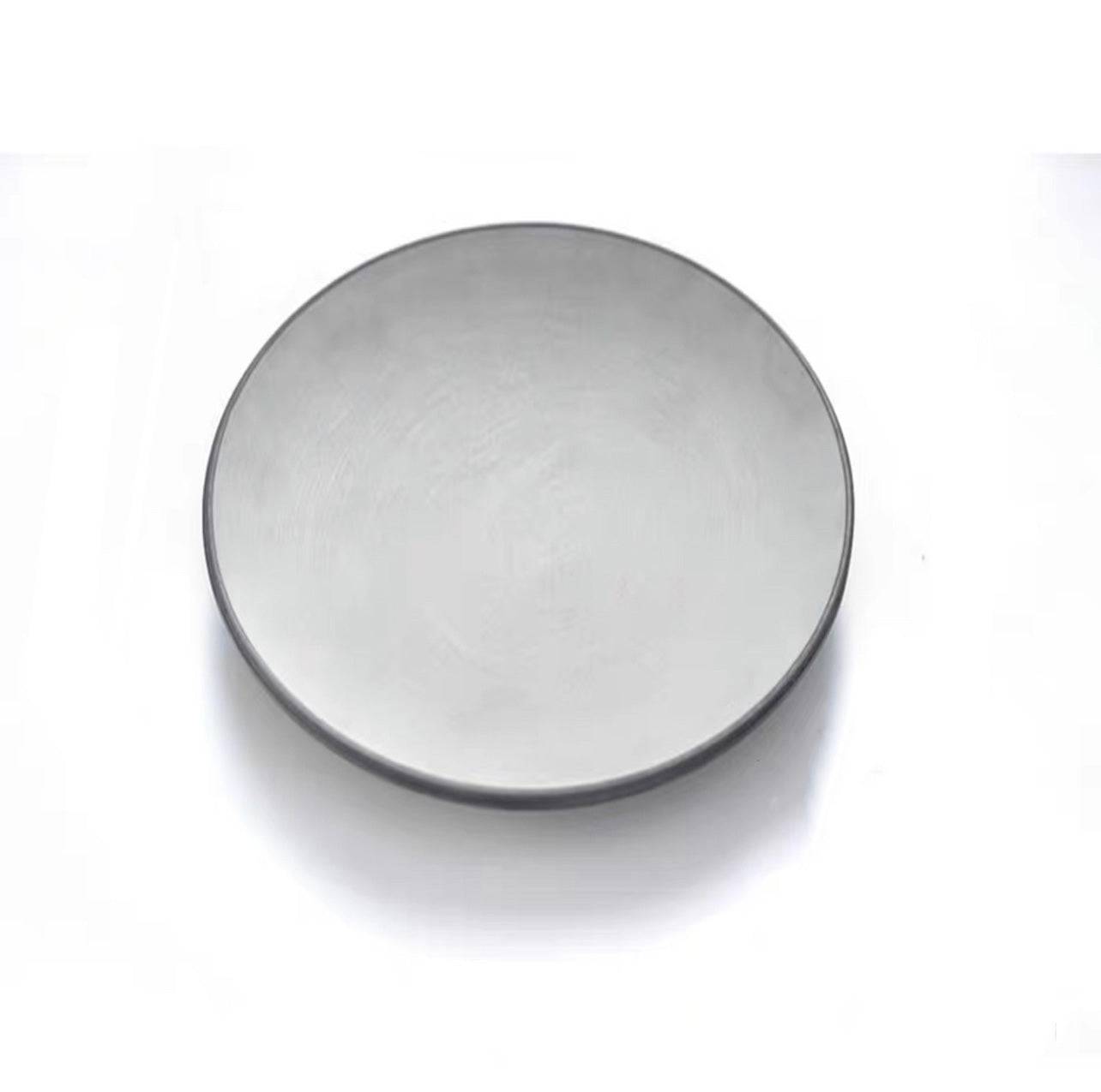 7.5”Two Toned Grey Melamine Salad Plate (25-053) - Chefcoca