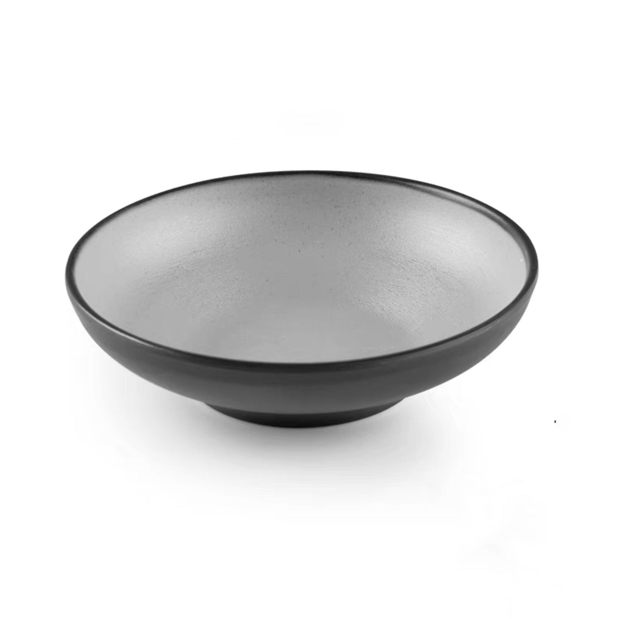 Two Toned Grey Melamine Bowl (25-093) - Chefcoca