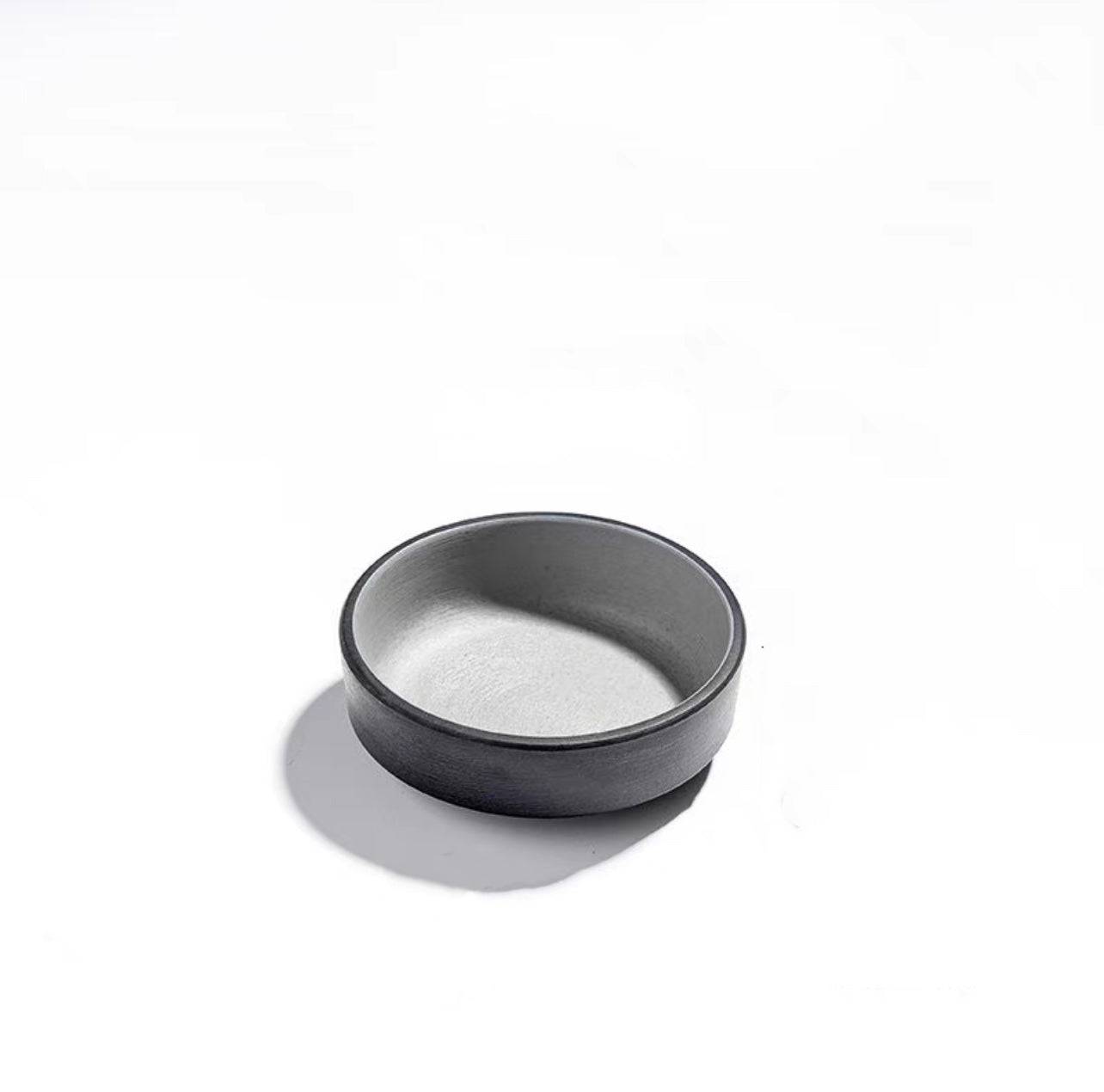 3" deep plate,Two Toned Grey (25-106) - Chefcoca