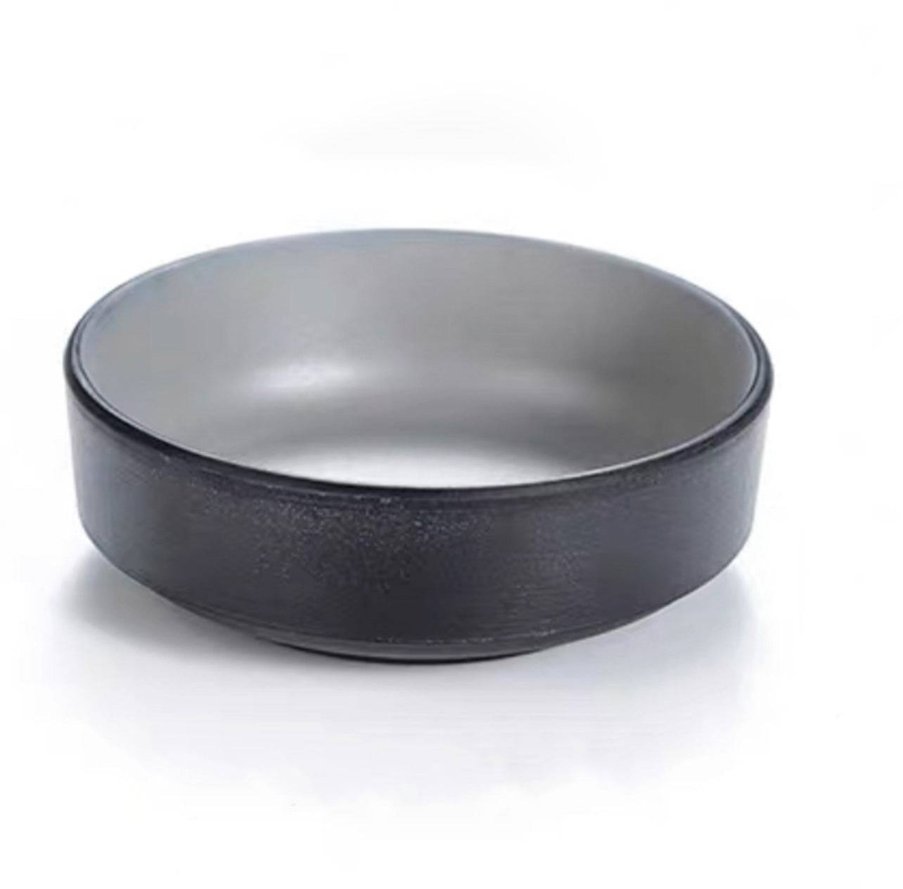 5”Two Toned Grey Melamine Bowl (25-108) - Chefcoca