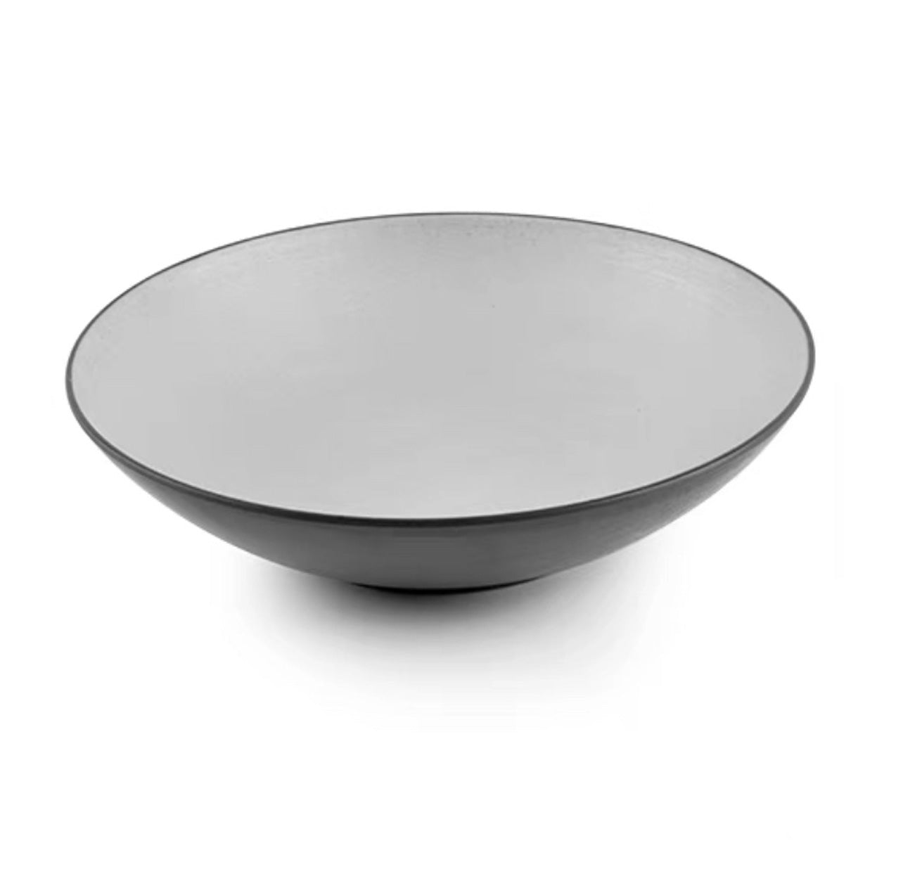 7”Two Toned Grey Melamine Bowl (25-113) - Chefcoca