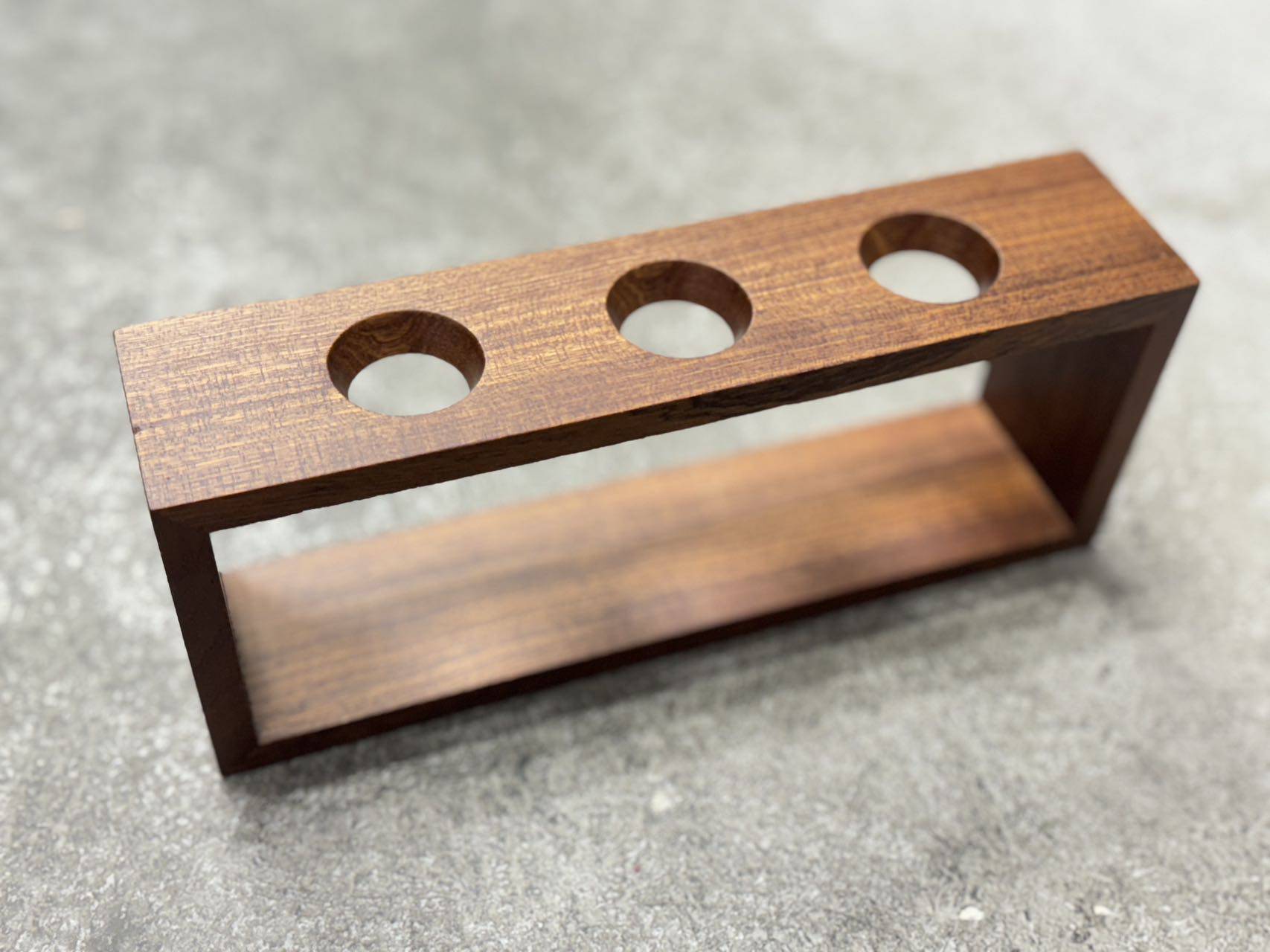 Wooden Food Cone Display Stand, 3 holes - Chefcoca