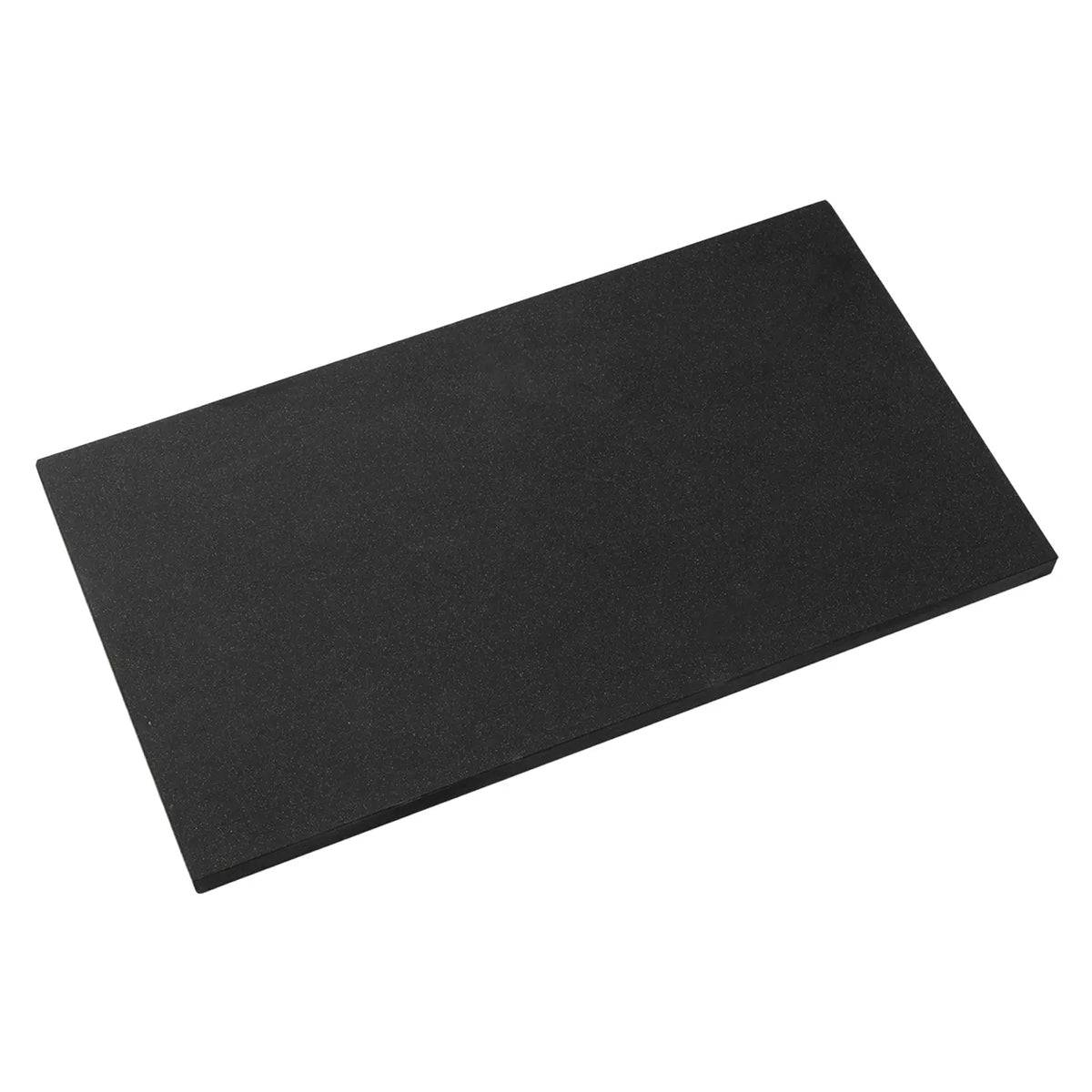 Synthetic Rubber Antibacterial Cutting Board Black (450x250x13mm) - Chefcoca