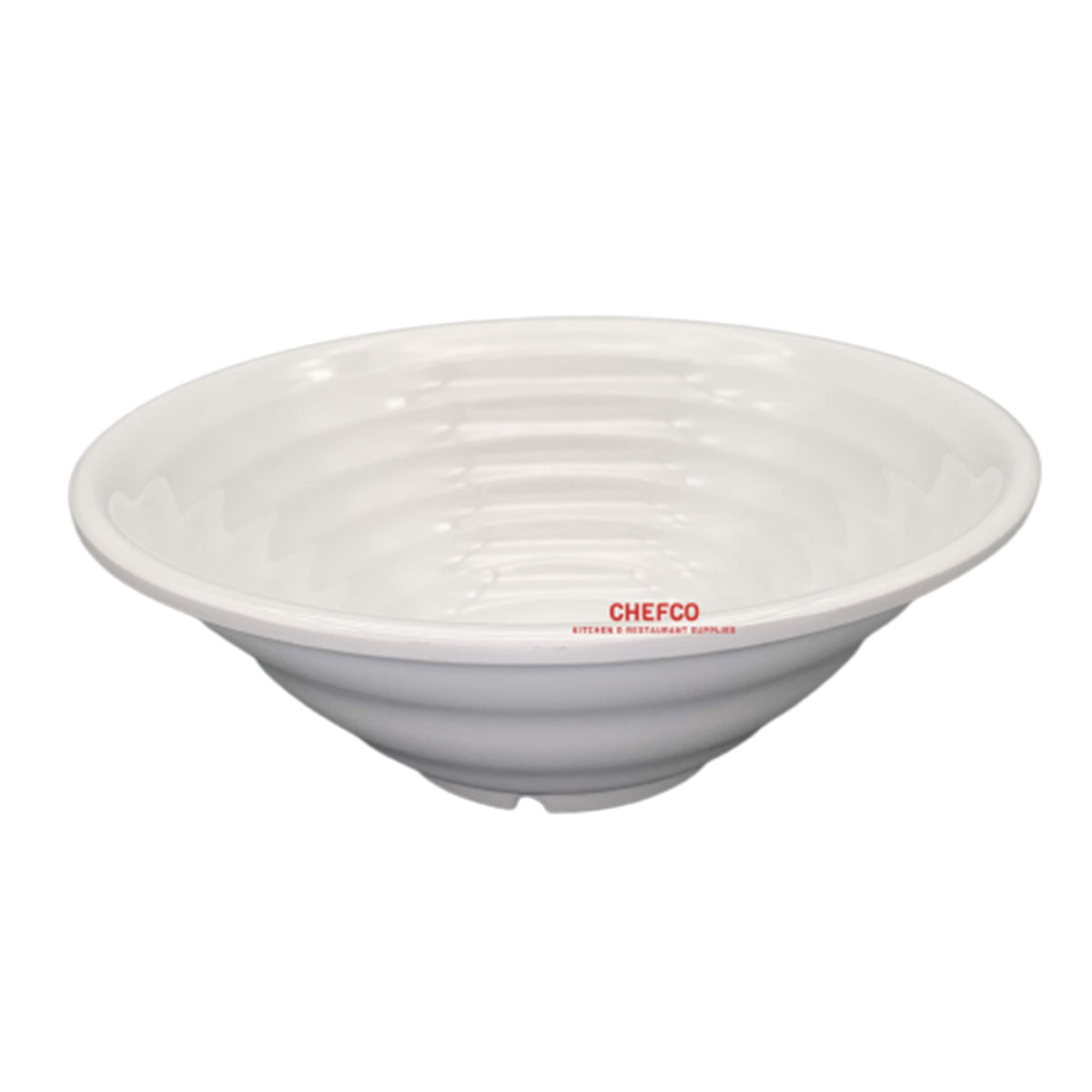 White Melamine Waves Bowl (3077) - Chefcoca