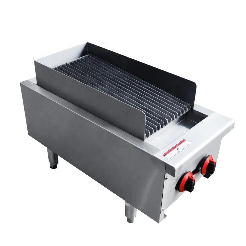 Turbo Range 14" Heavy Duty Natural Gas Charbroiler, 40,000 BTU - Chefcoca