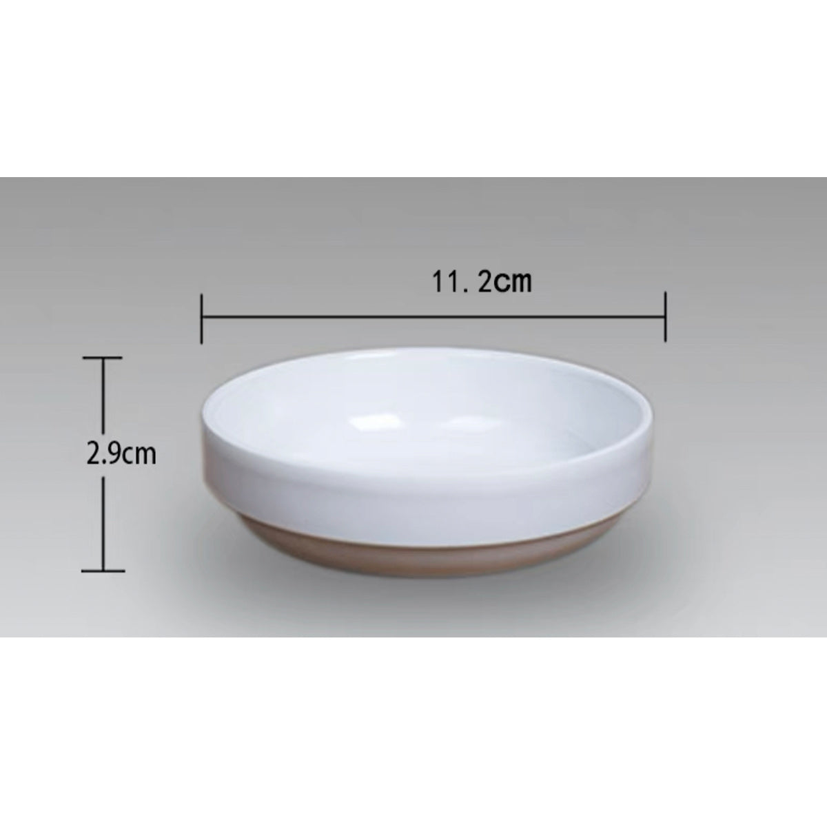 Round Melamine Korean Banchan Side Dish (353-W) - Chefcoca
