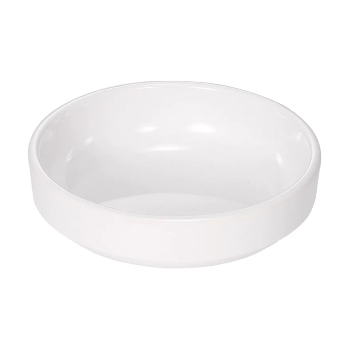 Round Melamine Korean Banchan Side Dish (353-W) - Chefcoca