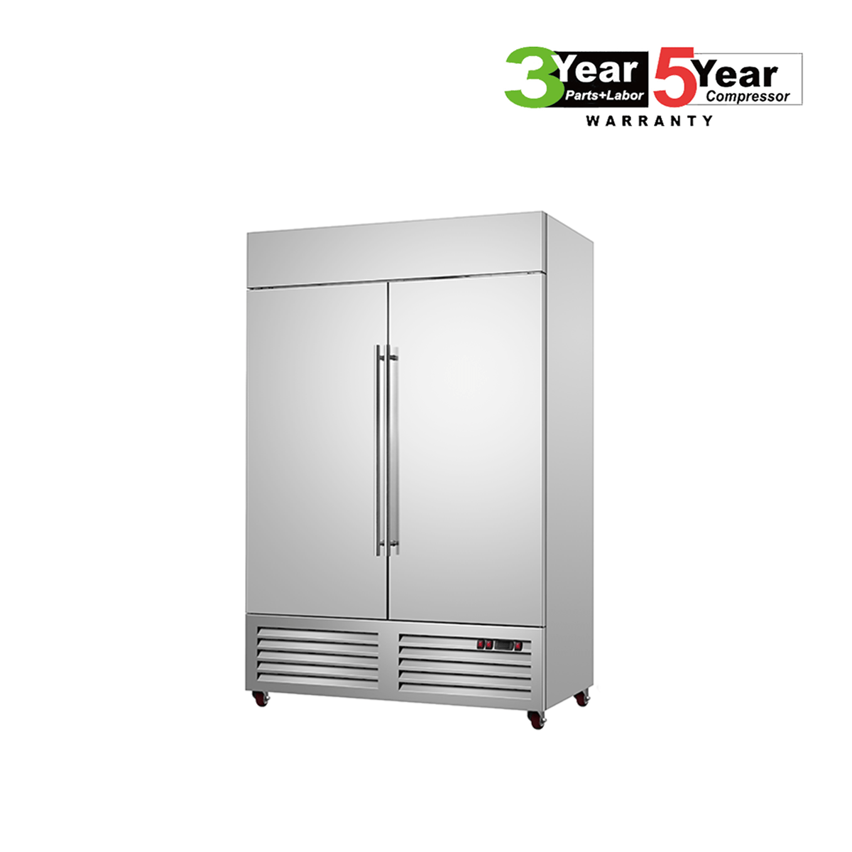 Sub-Equip, C-48BF 48"Double Solid Door Reach-in Freezer - Chefcoca