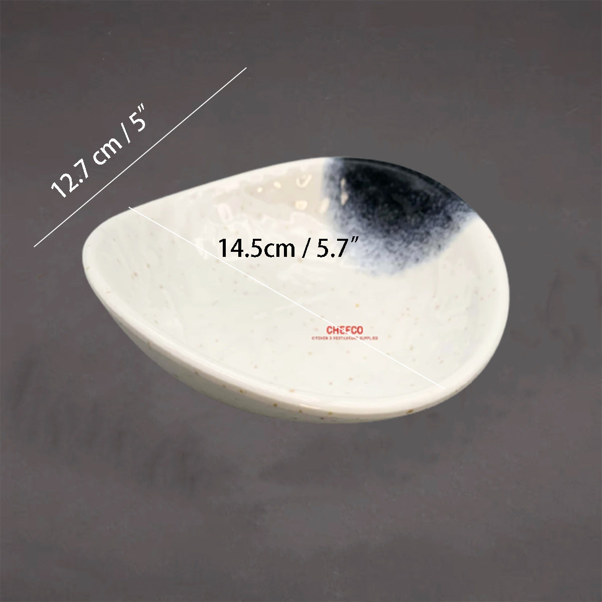 Dark Blue Ombre Melamine Bowl (39019K-39020K) - Chefcoca