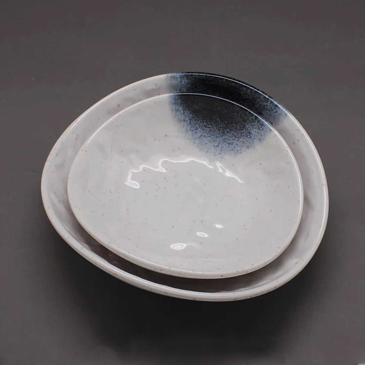 Dark Blue Ombre Melamine Bowl (39019K-39020K) - Chefcoca