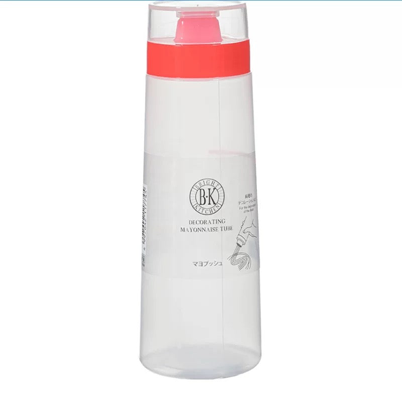 Squeeze Sauce Bottle - 300ML, Leak Proof, Dust-Proof Lid, 4-Hole Ketchup Mayonnaise Squeeze Bottle - Chefcoca