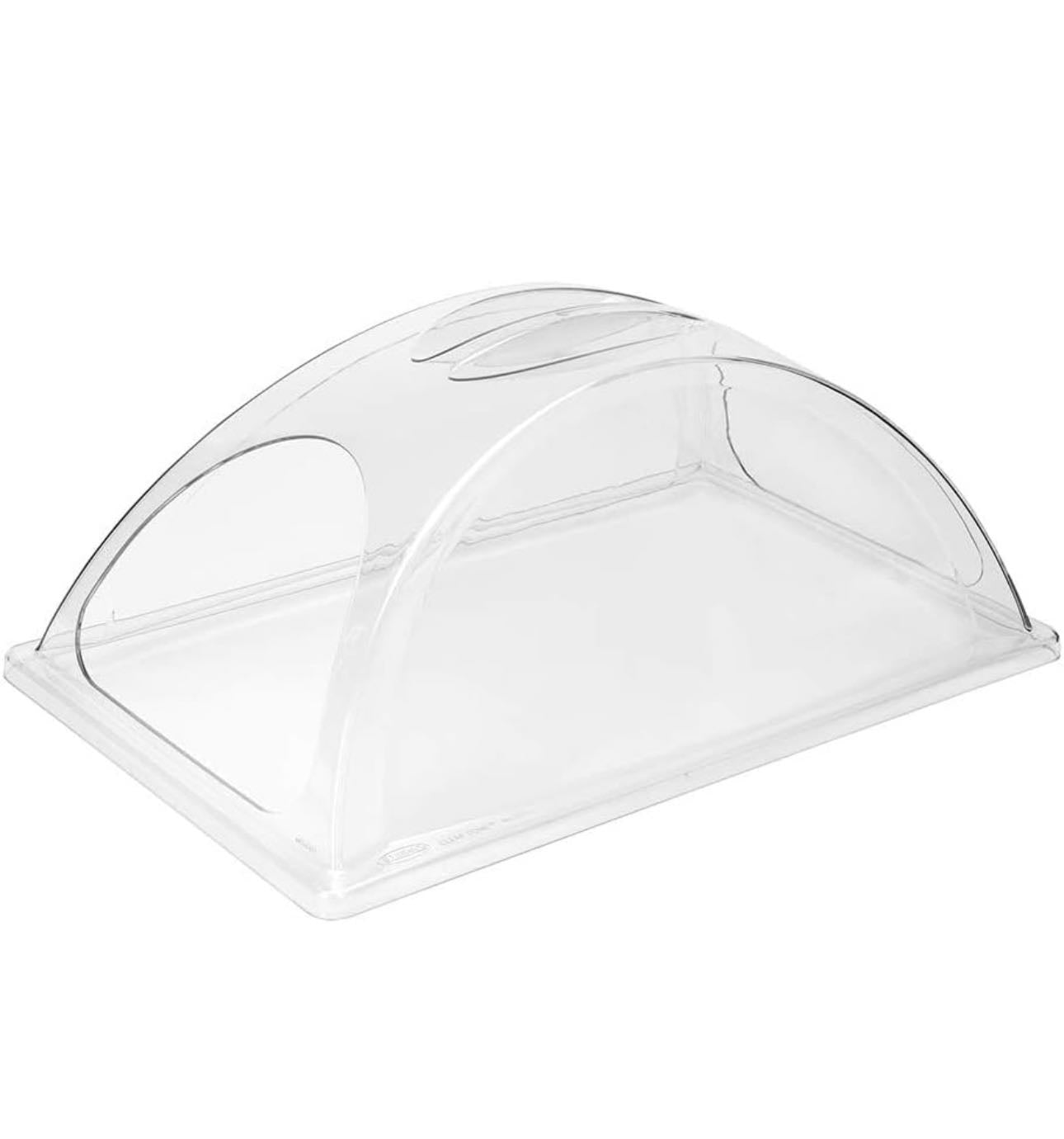 Rectangular Clear Polycarbonate Dual Sided Dome - 21 1/2"L x 13 1/4"W x 9"H - Chefcoca