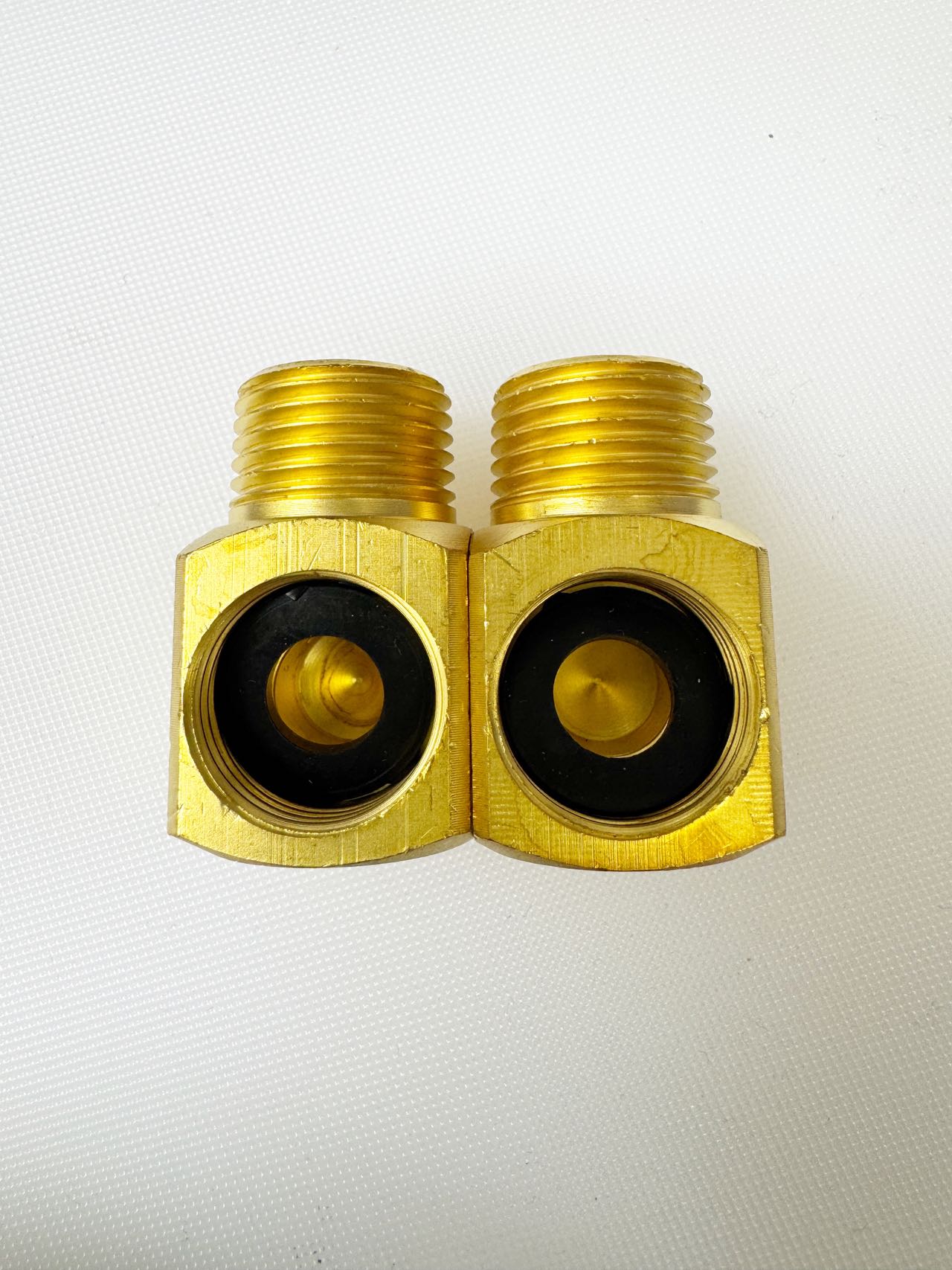 90 Degree elbow brass pipe fitting connector adapter, 2pcs - Chefcoca