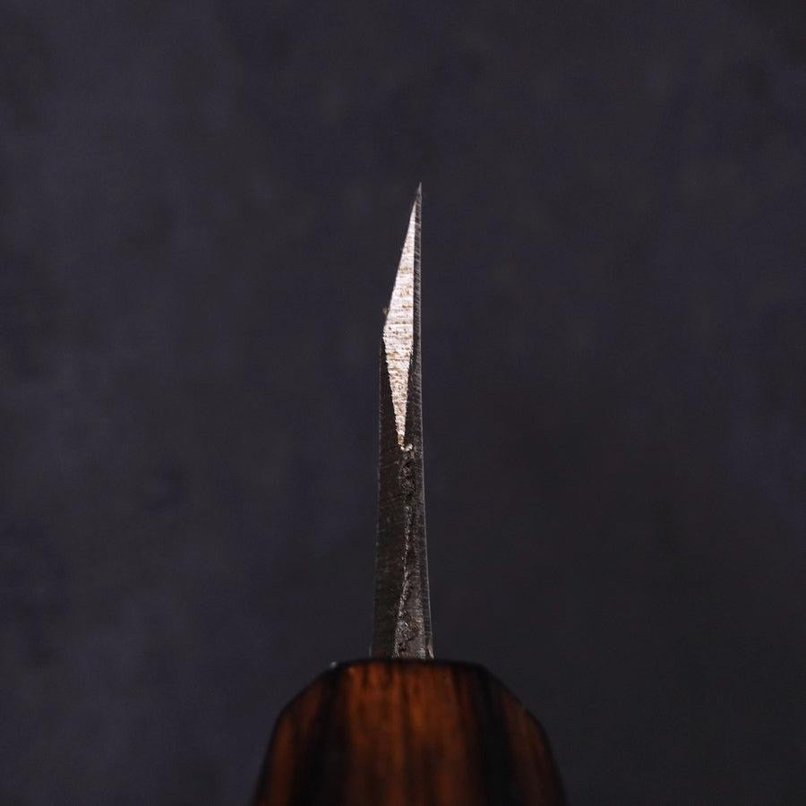 MUSASHI Deba White steel #2 Kasumi Sumi Urushi Handle 180mm (331-180) - Chefcoca