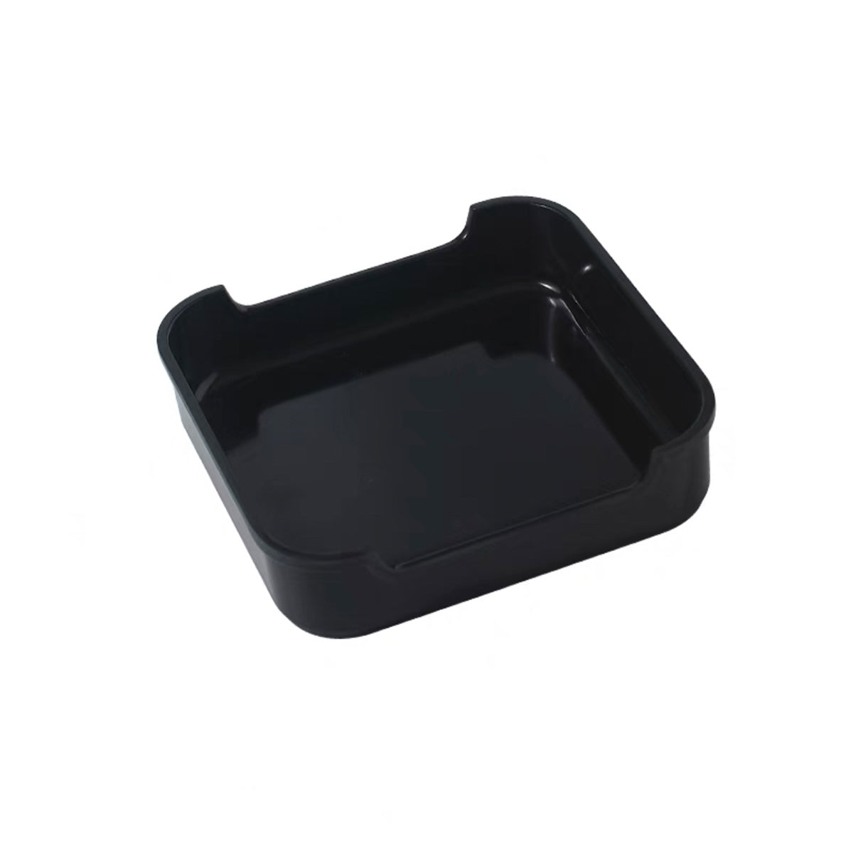 Black Melamine BBQ Meat Dish (473-5.5) - Chefcoca