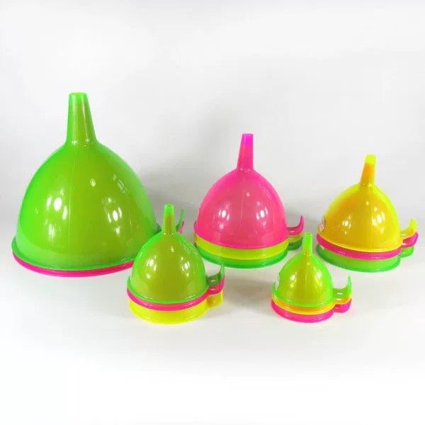 Plastic Funnel (Assorted Colours), PF-5 - Chefcoca