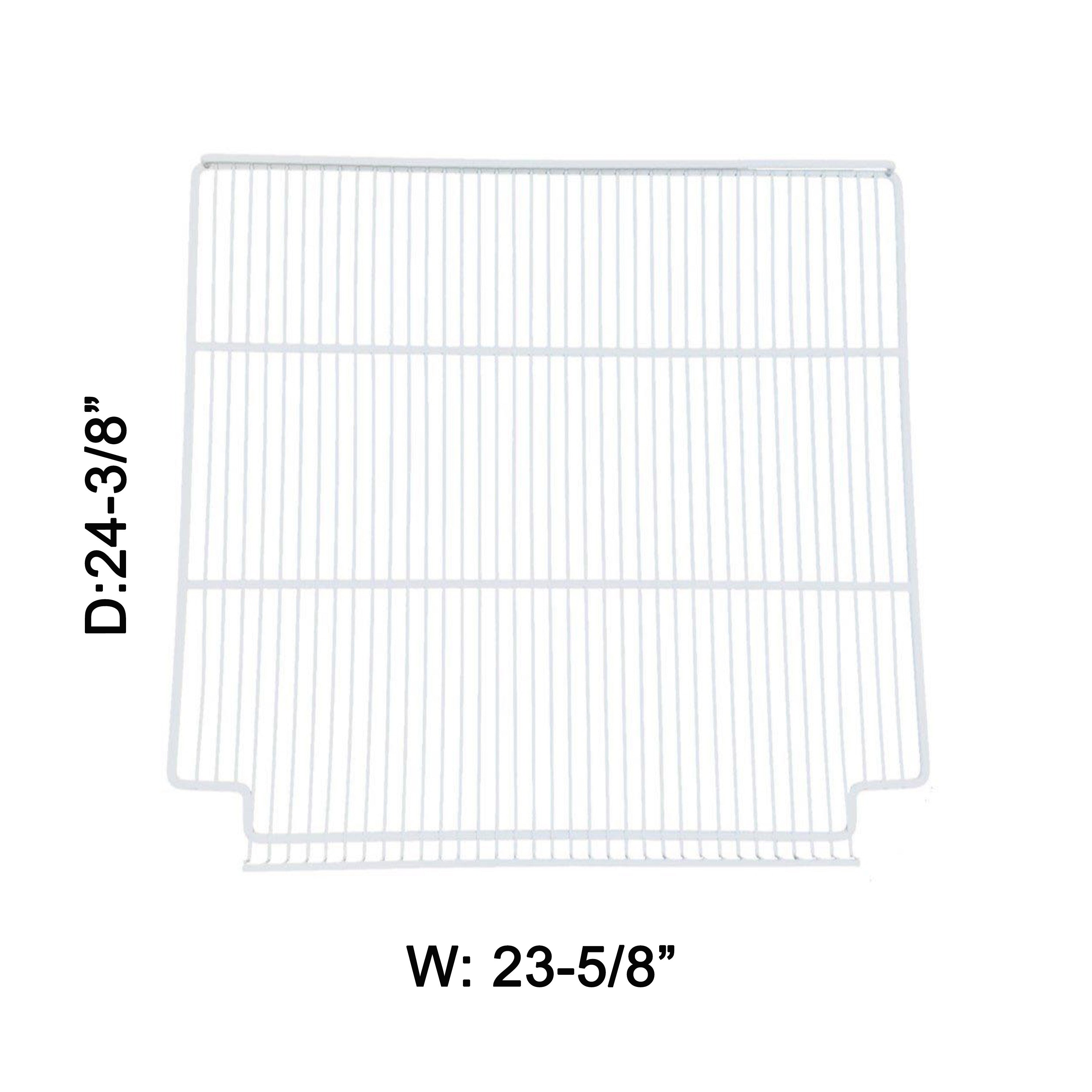Sub-equip, Commercial refrigeration Wire Shelf, White, 23-5/8" x 24-3/8" - Chefcoca