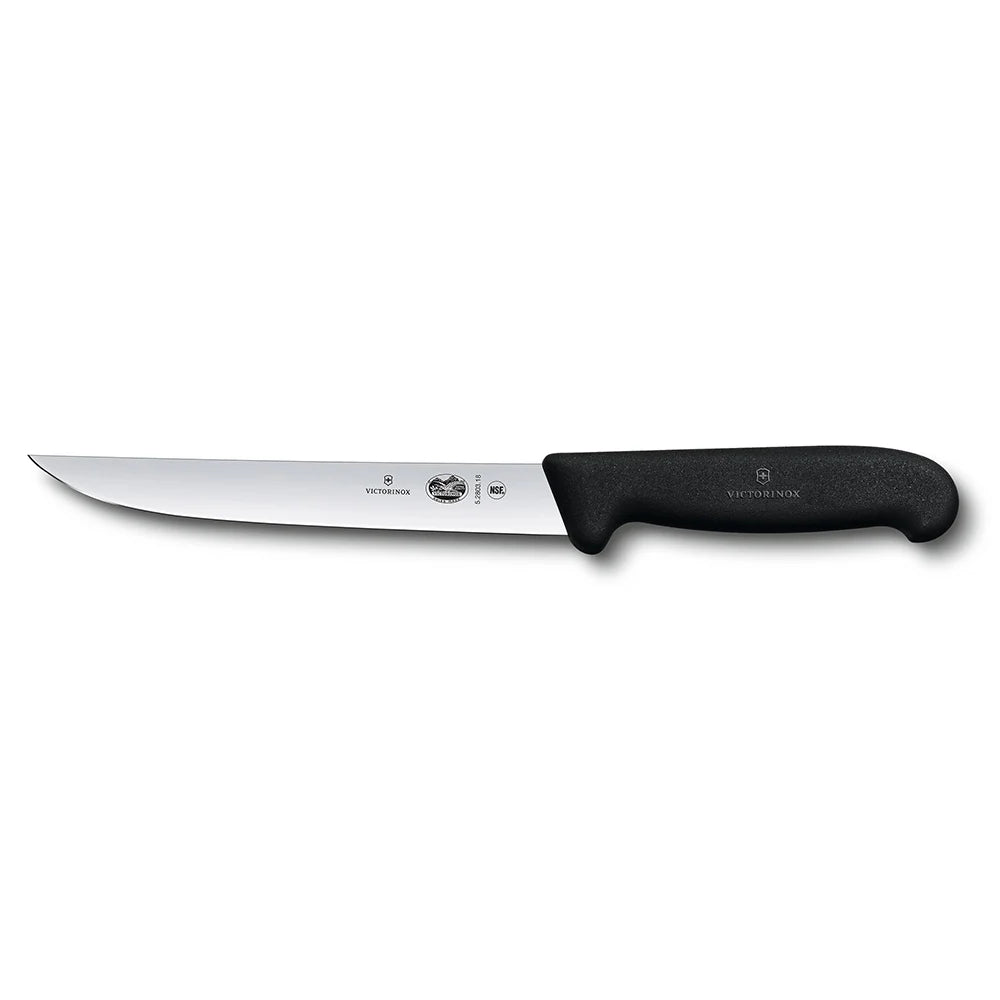 Victorinox 5.2803.18 Semi-Flexible Fillet Knife w/ 7" Blade, Black Fibrox® Pro Handle - Chefcoca