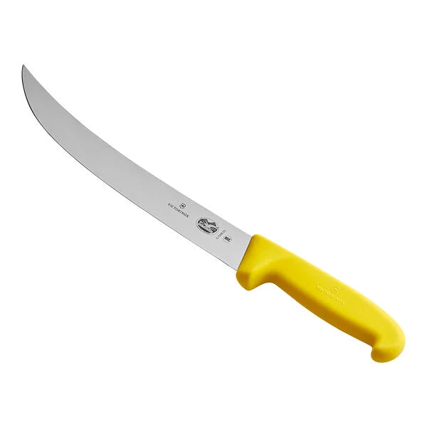 VICTORINOX Breaking, 10" Blade, Yello Fibrox Pro Handle (5.7208.25) - Chefcoca