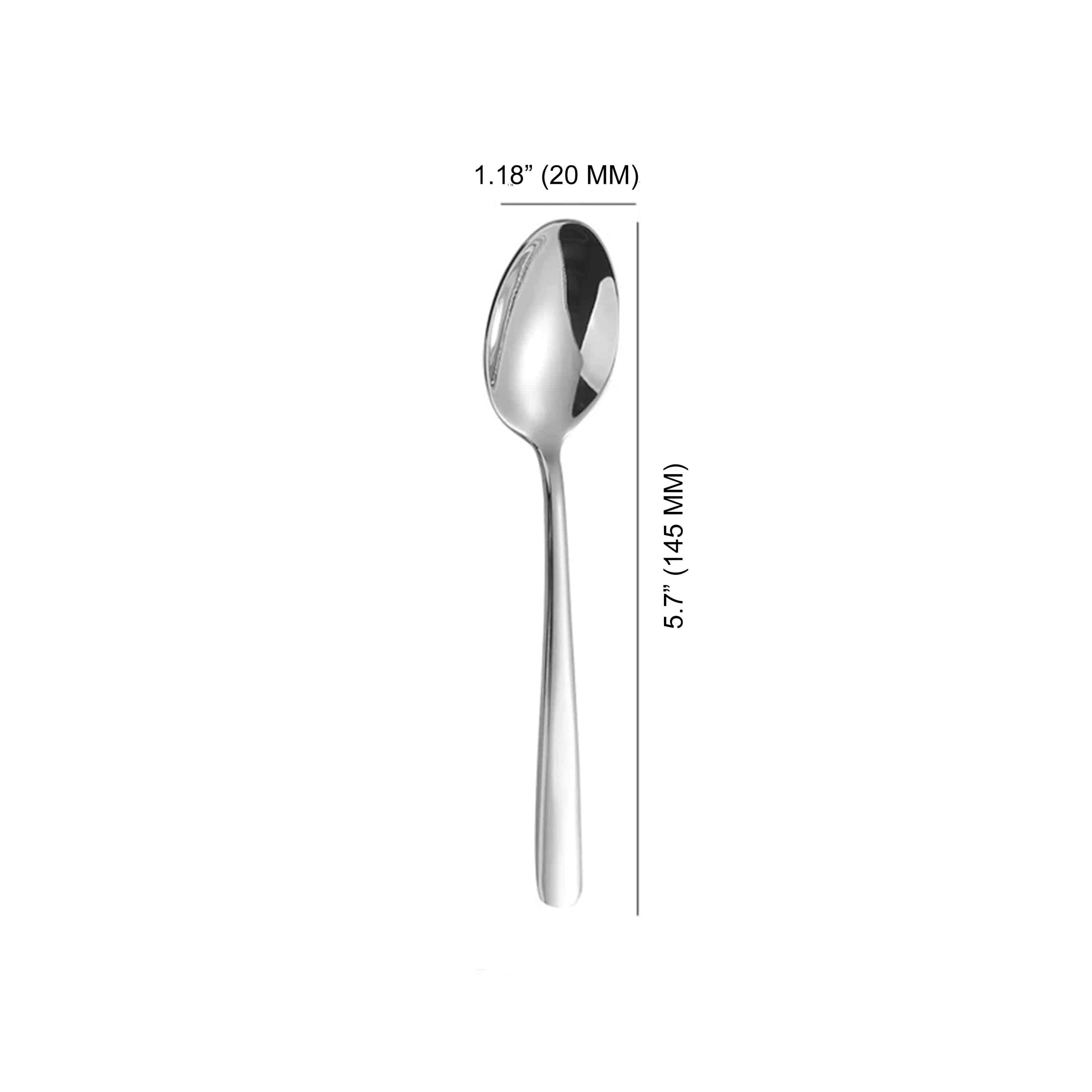 5011-5 - Coffee Teaspoon, 18/8 Extra Heavyweight, 12pcs - Chefcoca