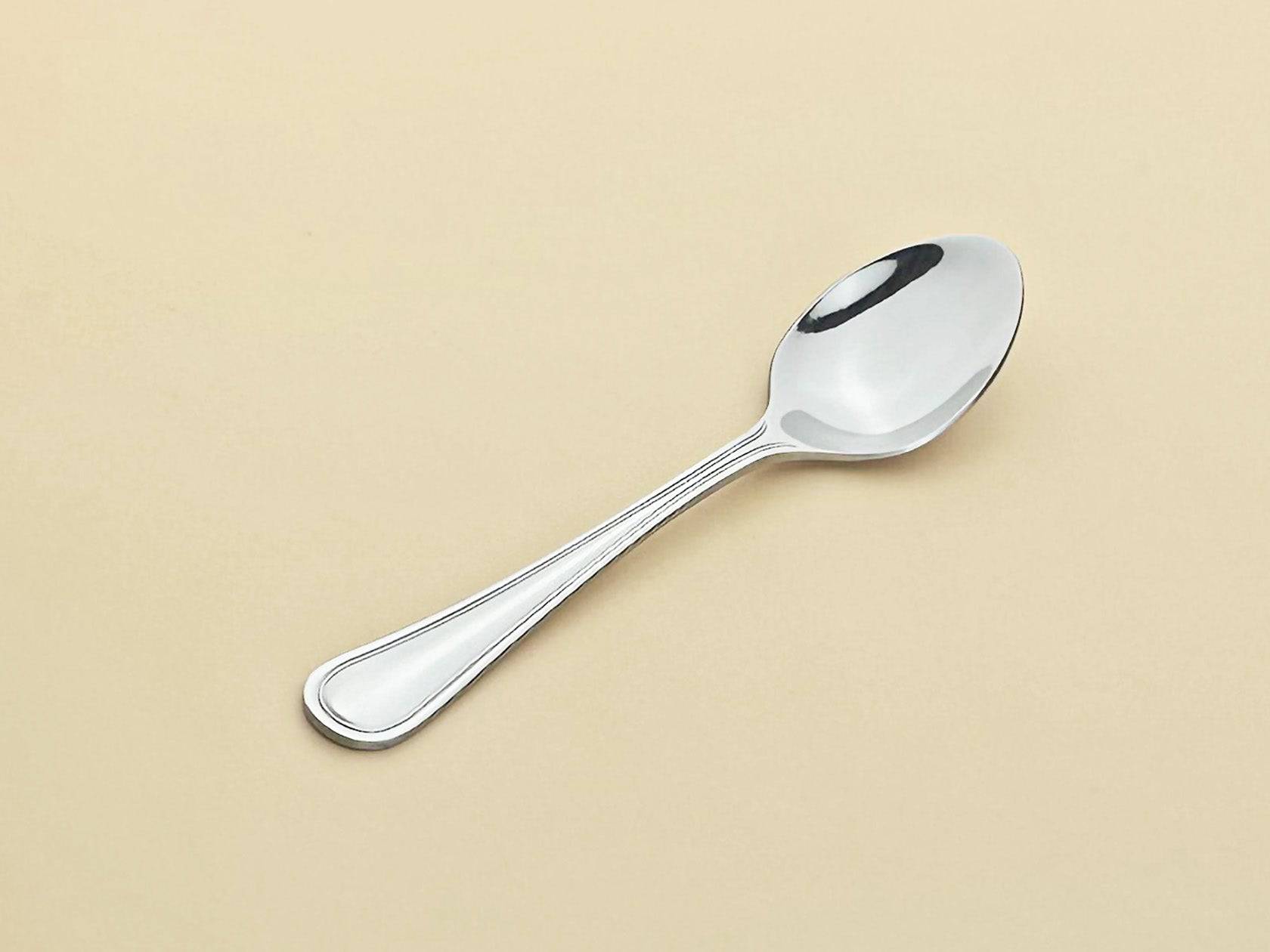 Sub-equip, 194-01, Dots Tea spoon,18/0 Medium weight, 12pcs - Chefcoca