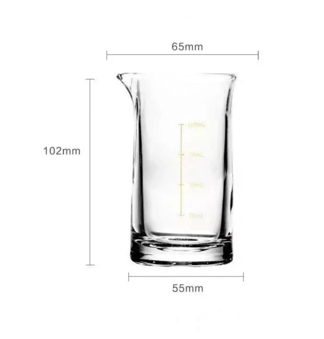 Chefco, KTJ-402, Graduated Beaker Glass Mug 145ml - 6pcs - Chefcoca